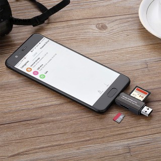 Đầu Đọc Thẻ Nhớ Usb 3.0 Micro-Usb Sd Micro-Sd Tốc Độ Cao Max 2 Trong 1