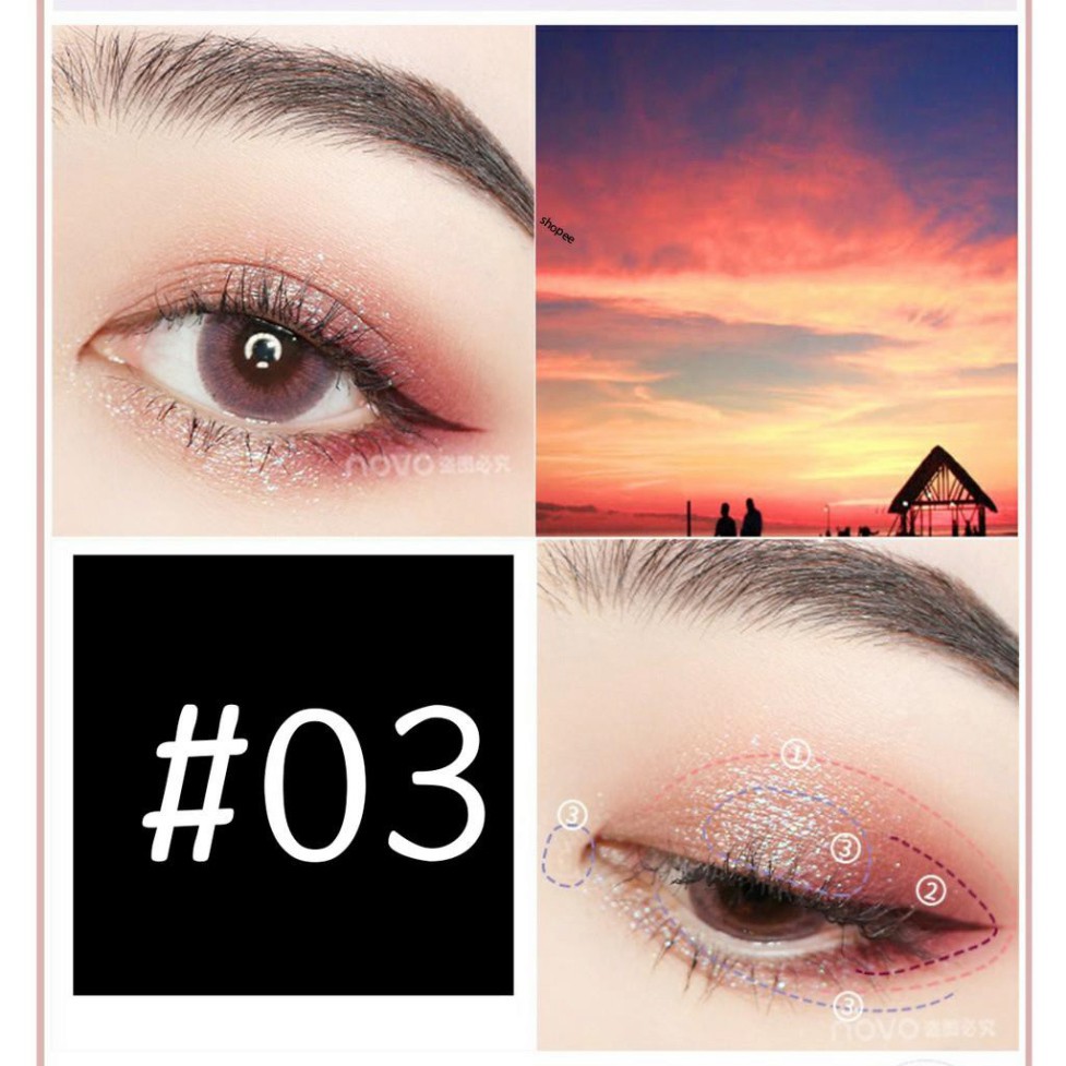 gg4 Phấn mắt 9 màu NOVO siêu hot/ Eyeshadows palette