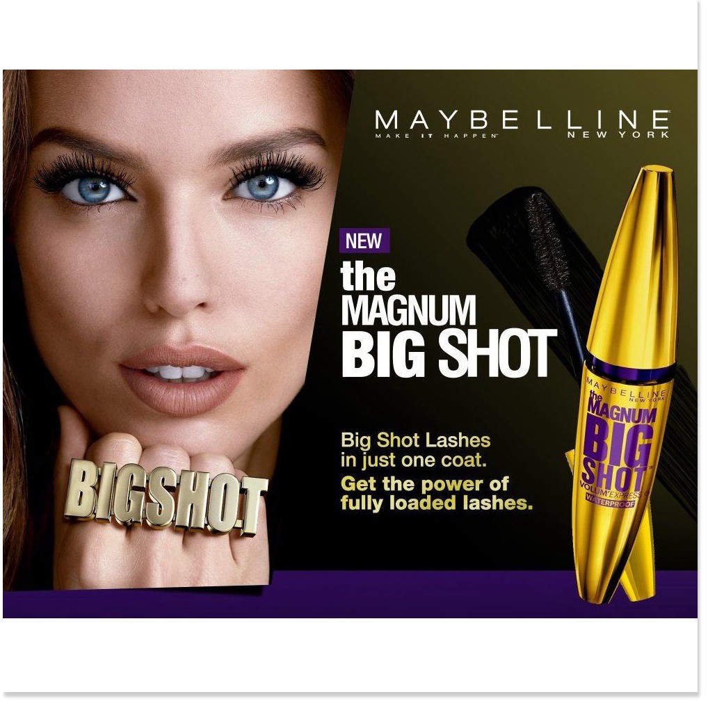 [Mã giảm giá tích lũy] Chuốt mi Maybelline New York Mascara Magnum Big Shot - 175k