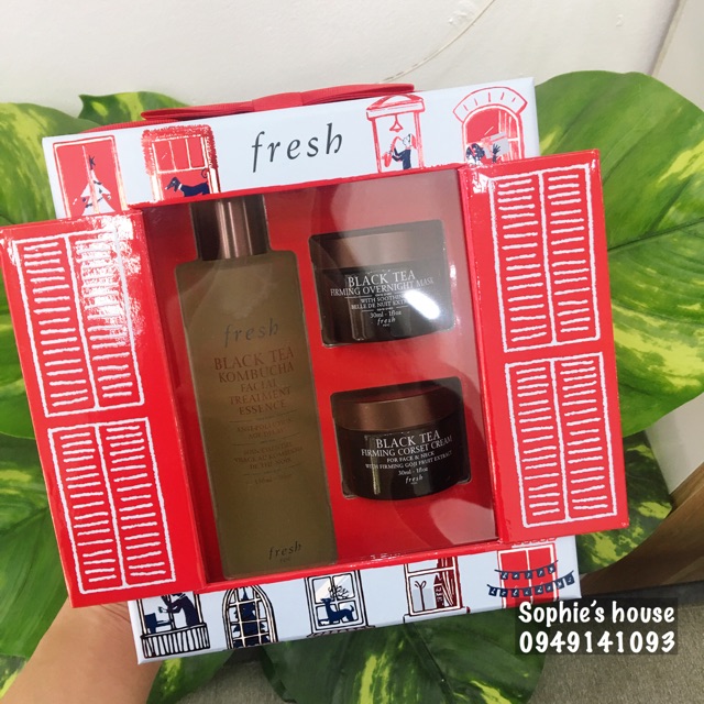 [CÓ SẴN] SET DƯỠNG DA FRESH BLACK TEA