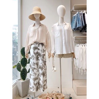 Quần culottes trơn dài MIEU - HM12