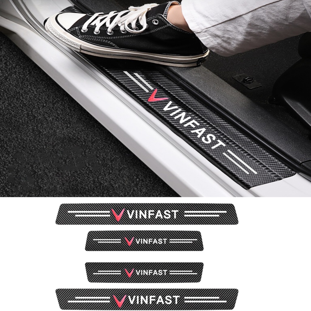 Bộ 4 Miếng Dán Chống Trầy Cho Cửa Xe Hơi VinFast VF8 VF9 VF e34 VF5 VF7 LUX2.0