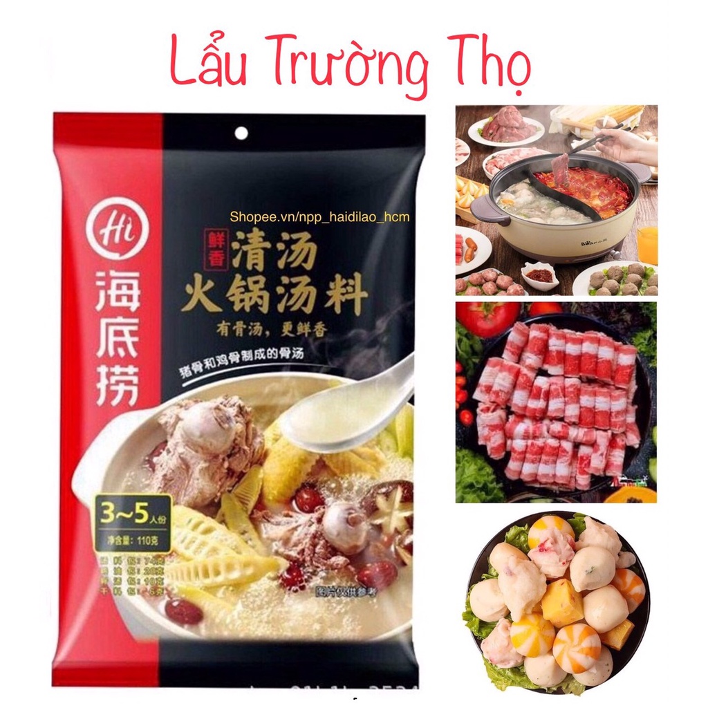 Lẩu Haidilao vị Trường Thọ - Hàng nhập khẩu chính hãng