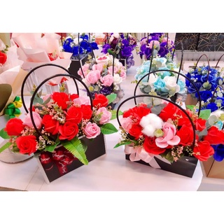 GIỎ HOA HỒNG SÁP CAO CẤP