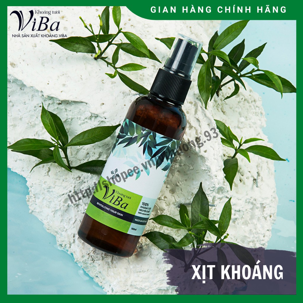Xịt khoáng tươi Viba - Cấp ẩm, phục hồi tổn thương da - Helen Store | BigBuy360 - bigbuy360.vn