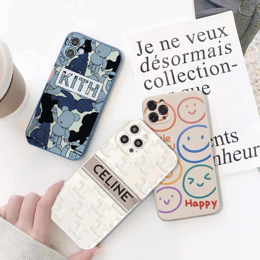 Ốp Lưng iPhone Cạnh Vuông Hàn Quốc Hot Trend 6/6plus/6s/6splus/7/7plus/8/8plus/x/xr/xs/11/12/pro/max/plus/promax