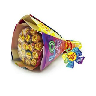 quà 8/3 ý nghĩa cho chị em( kẹo chupa chups phiên bản đặc biệt bó hoa 19 cây)