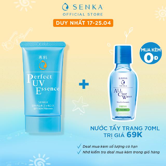 Kem Chống Nắng Dạng Tinh Chất Senka Perfect UV Essence 50g