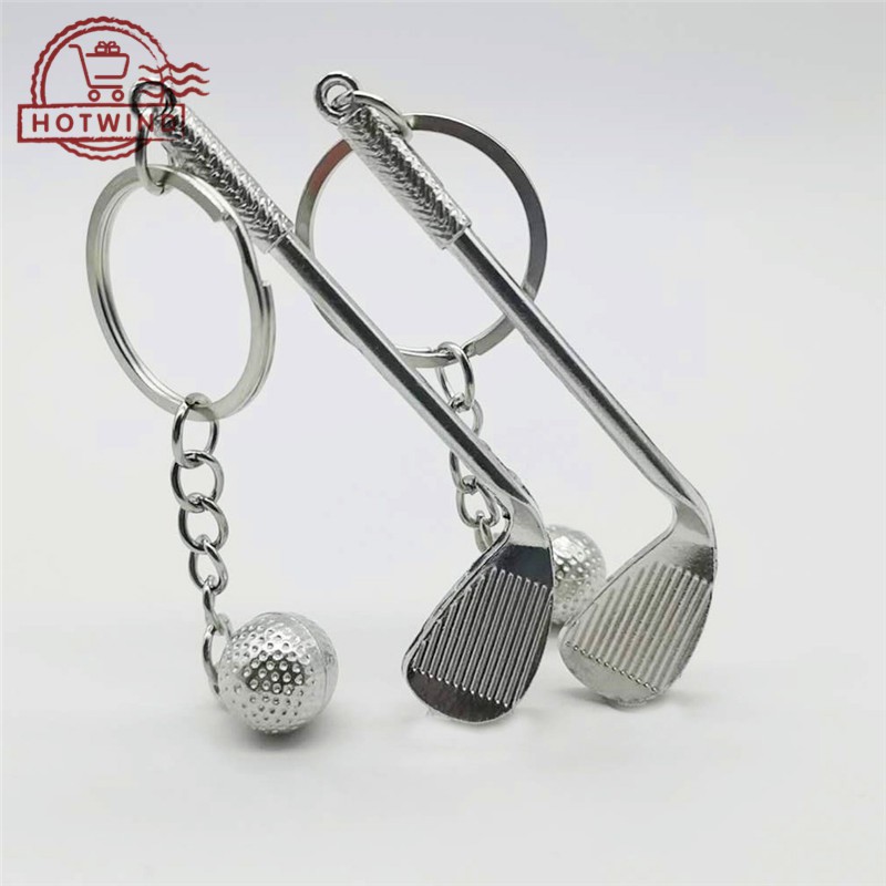 Móc khóa kim loại hình vợt cầu lông / cầu lông / tennis dễ thương