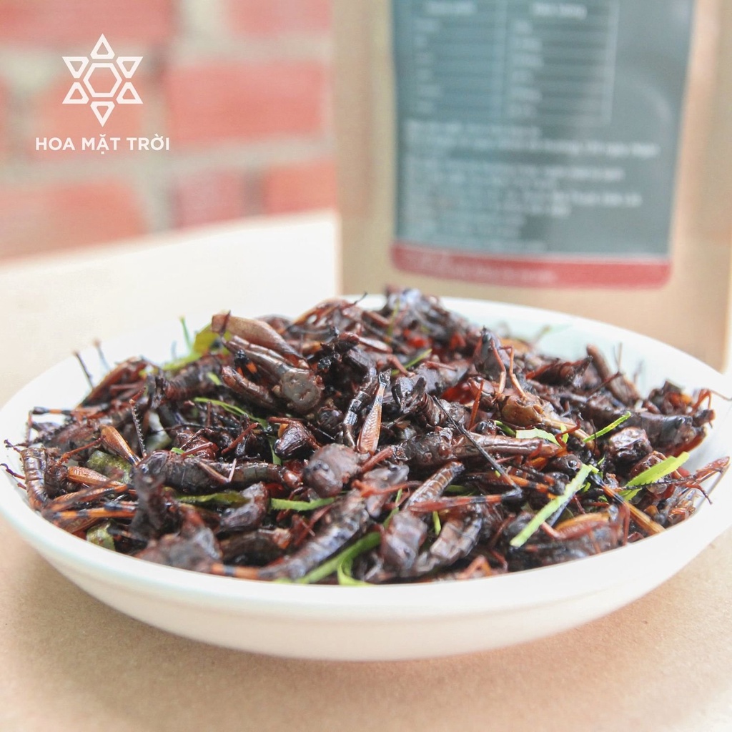 Châu Chấu Cay Giòn, Châu Chấu Rang Lá Chanh, Đồ Khô, Đồ Sấy - HOA MẶT TRỜI FARM | BigBuy360 - bigbuy360.vn