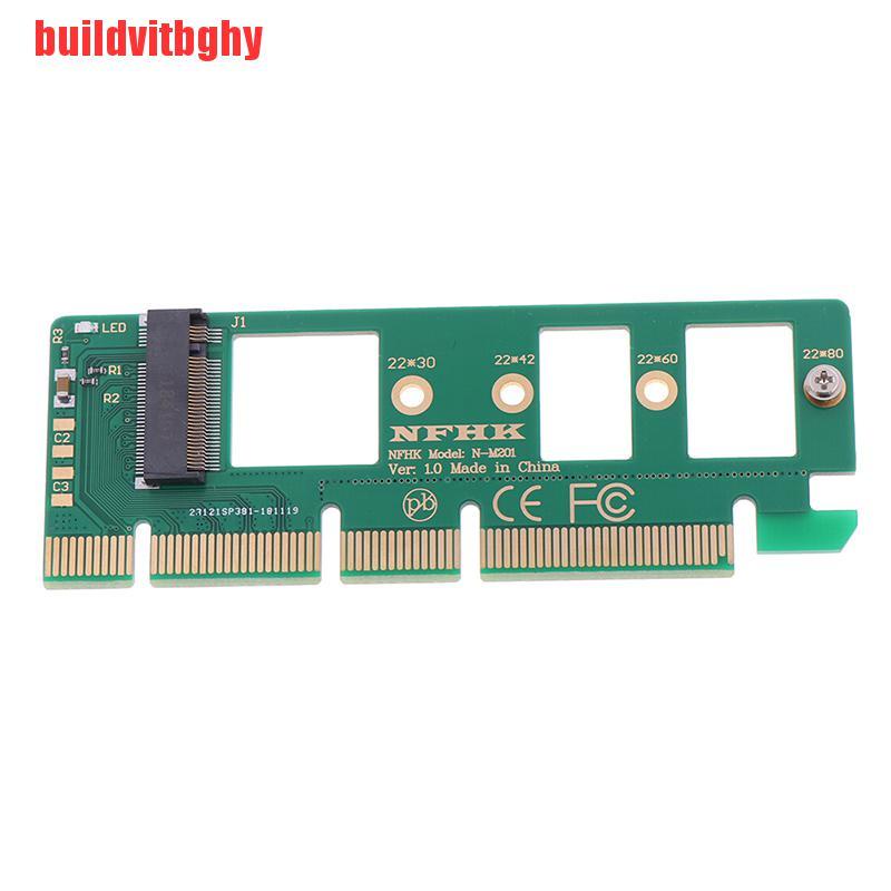 {buildvitbghy}NVMe M.2 NGFF SSD to PCI-E PCI express 3.0 16x x4 adapter riser card converter OSE