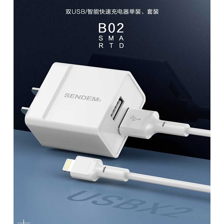 FREE SHIPCủ sạc 2 cổng, bộ cốc cáp sạc SD HG01 sạt thông minh, xạc chính hãng chất lượng, giá rẻ, bảo hành 12 tháng