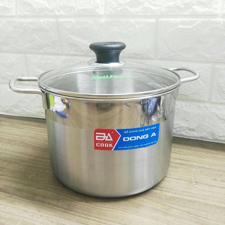 Nồi Inox Đông Á thân cao 20cm quà tặng từ Nutifood