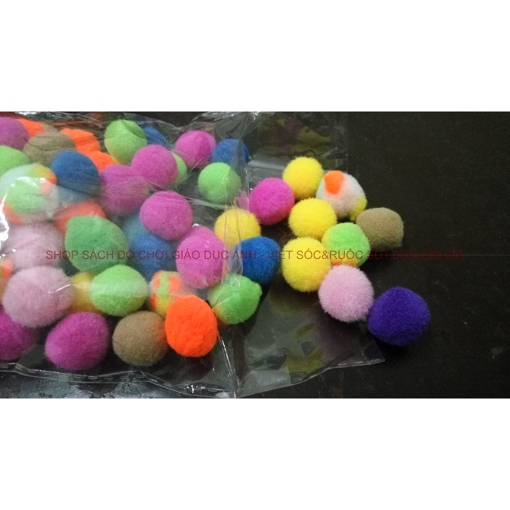 Pom pom kích thước 1,5cm