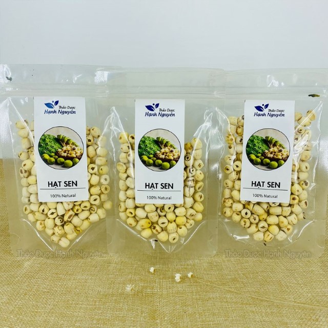 100g Hạt Sen Bở (Hạt Sen Nấu Chè Thơm, Bở Loại 1)