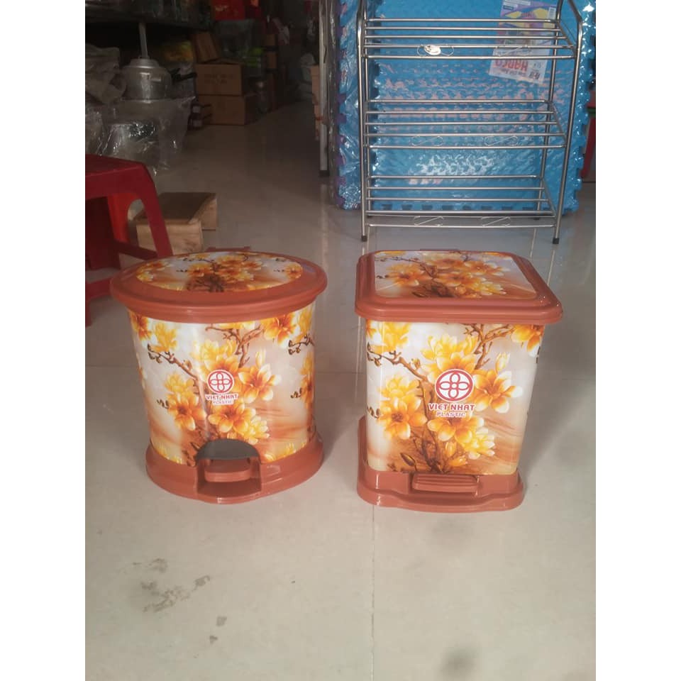 thùng Bật rác vuông (bé) 20cm