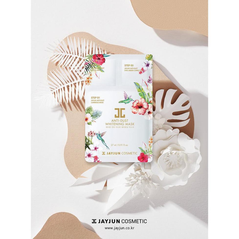 [CHÍNH HÃNG] MẶT NẠ 3 BƯỚC DƯỠNG SÁNG DA JAYJUN ANTI-DUST WHITENING MASK