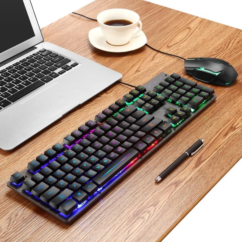 Keyboard - Bộ Bàn Phím Chuyên Game Fuhlen K600, Có đèn LED giả cơ Loại Xịn Chuyên Dụng Siêu Nhạy Dành cho Game Thủ z