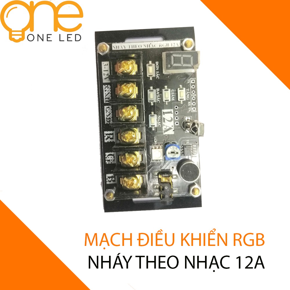 Mạch RGB NHÁY THEO NHẠC OneLED 12A | BigBuy360 - bigbuy360.vn