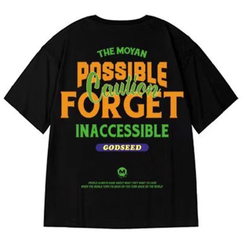 Áo Thun Tay Ngắn Dáng Rộng In Chữ Thời Trang Mùa Hè Cho Nam size M-8XL