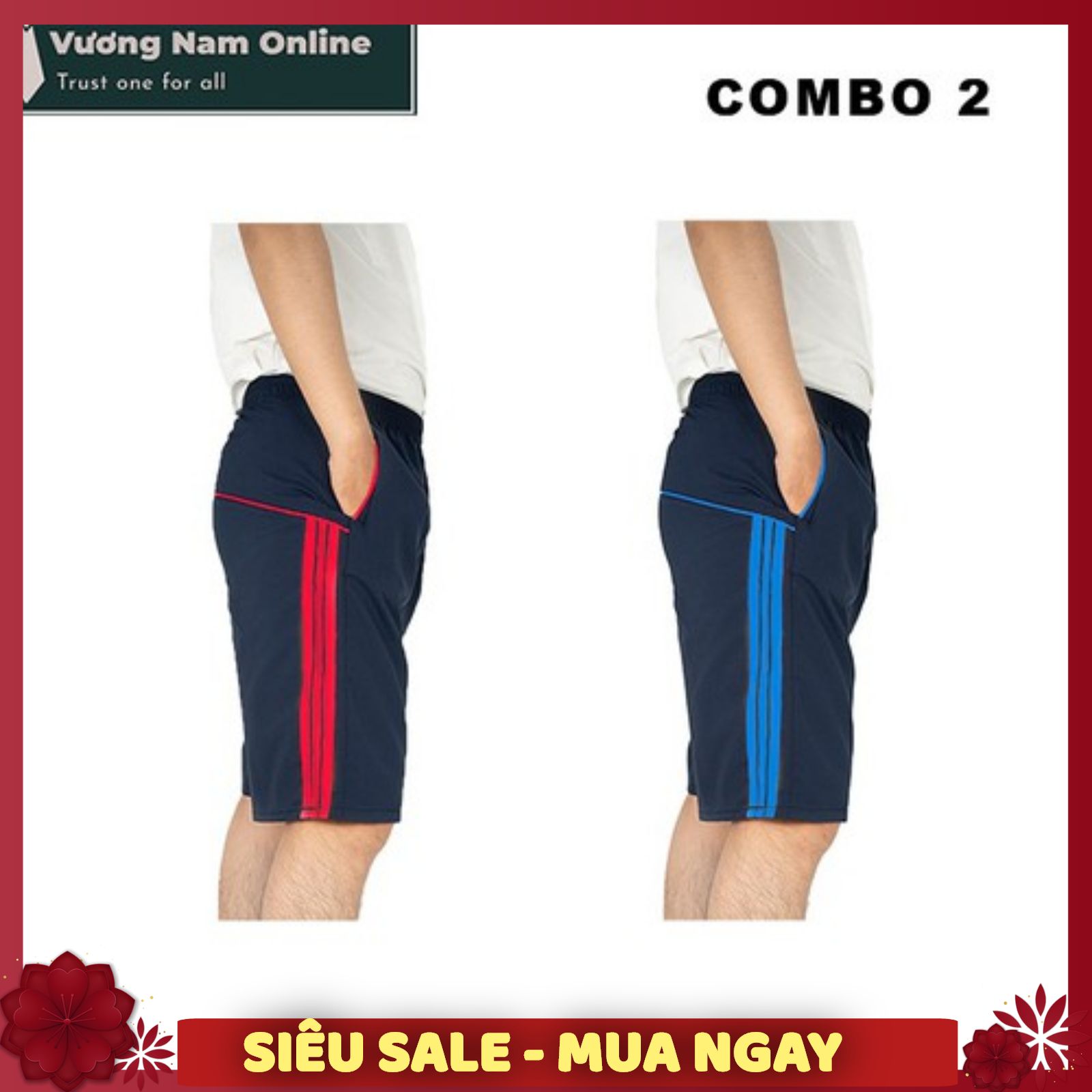 Quần Đùi Nam - Quần short nam thể thao vải thun cao cấp cho nam từ 40 - 75kg one size AOTHUNPHONG