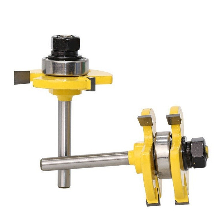Bộ mũi phay ghép ván sàn cốt 6.35mm