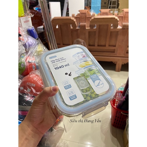 Hộp đựng thực phẩm Inochi 1040ml