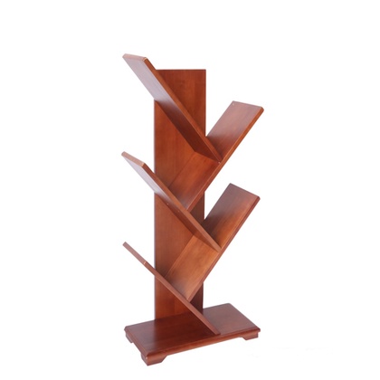 Kệ Sách Gỗ Xương Cá  Nhà Cam – Gỗ Cao Su Tự Nhiên Chống Thấm Nước, Không Mối Mọt, Không Công Vênh Theo Thời Gian