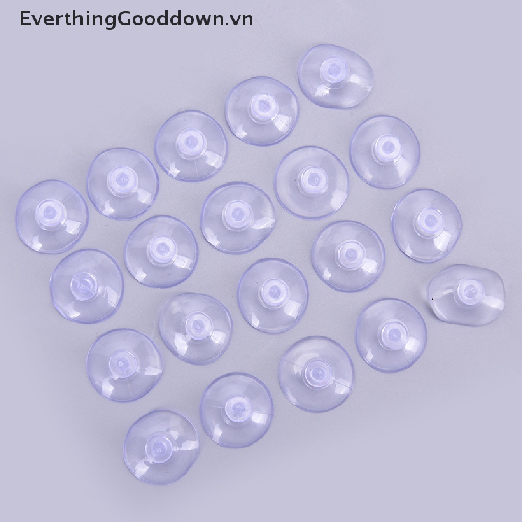 Everthinggooddown Set 20 Cốc Hút Chân Không Hình Nấm 20mm Cho Phòng Tắm