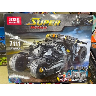 Đồ chơi lắp ráp mô hình DECOOL 96071 Xếp Hình Xe Tumbler Của Người Dơi Bản To 1909 Mảnh