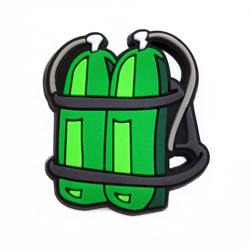 Ghim Cài Giày Crocs Charm Broccoli Turtle Croc Jibbits Mắt Quỷ Dễ Thương Trang Trí Cho Nam