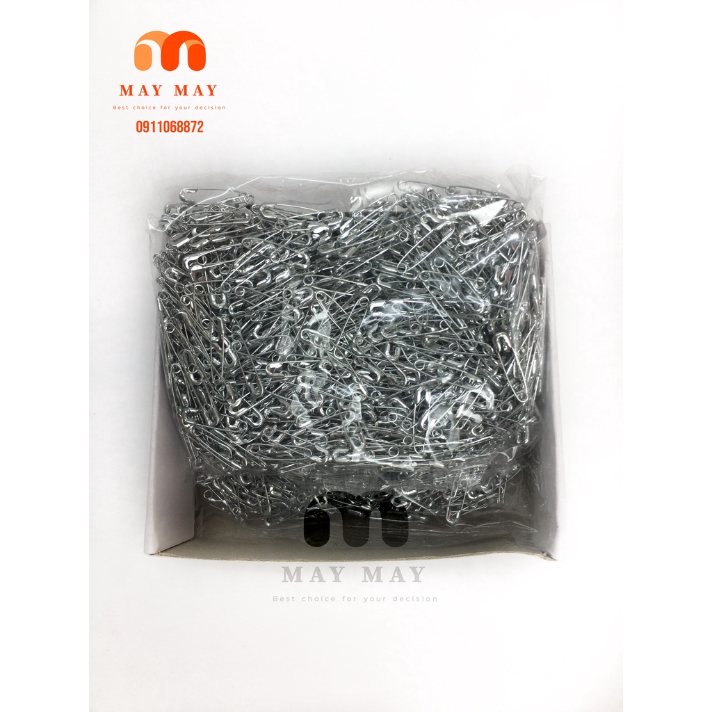 Kim tây kim băng mạ vàng mạ bạc 2000 cái 0.5cm x 2cm cài trang trí phụ kiện quần áo mũ nón thời trang