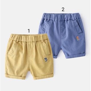 Quần Kaki mềm thêu khủng long cho bé trai
