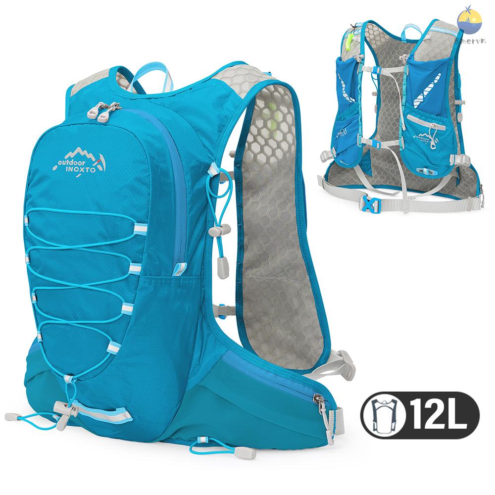 12L Cycling Hydration Backpack Lightweight Riding Vest Pack Backpack for Outdoor Running Camping Hiking Mountaineering
