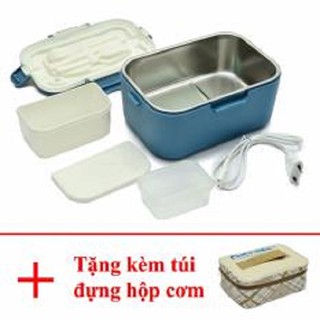GIÁ SỐC - hộp cơm cắm điện ruột inox tháo rời chefman (tặng kèm túi đựng) - BẢO HÀNH 24 THÁNG