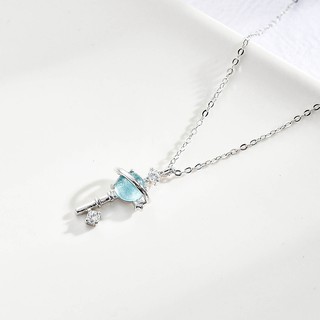 Dây Chuyền Chìa Khóa Vũ Trụ Xanh HOT Trend Hàn Quốc DC01
