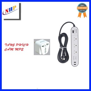Ổ cắm có dây usb panasoni wchg243322w-vn tặng phích cắm