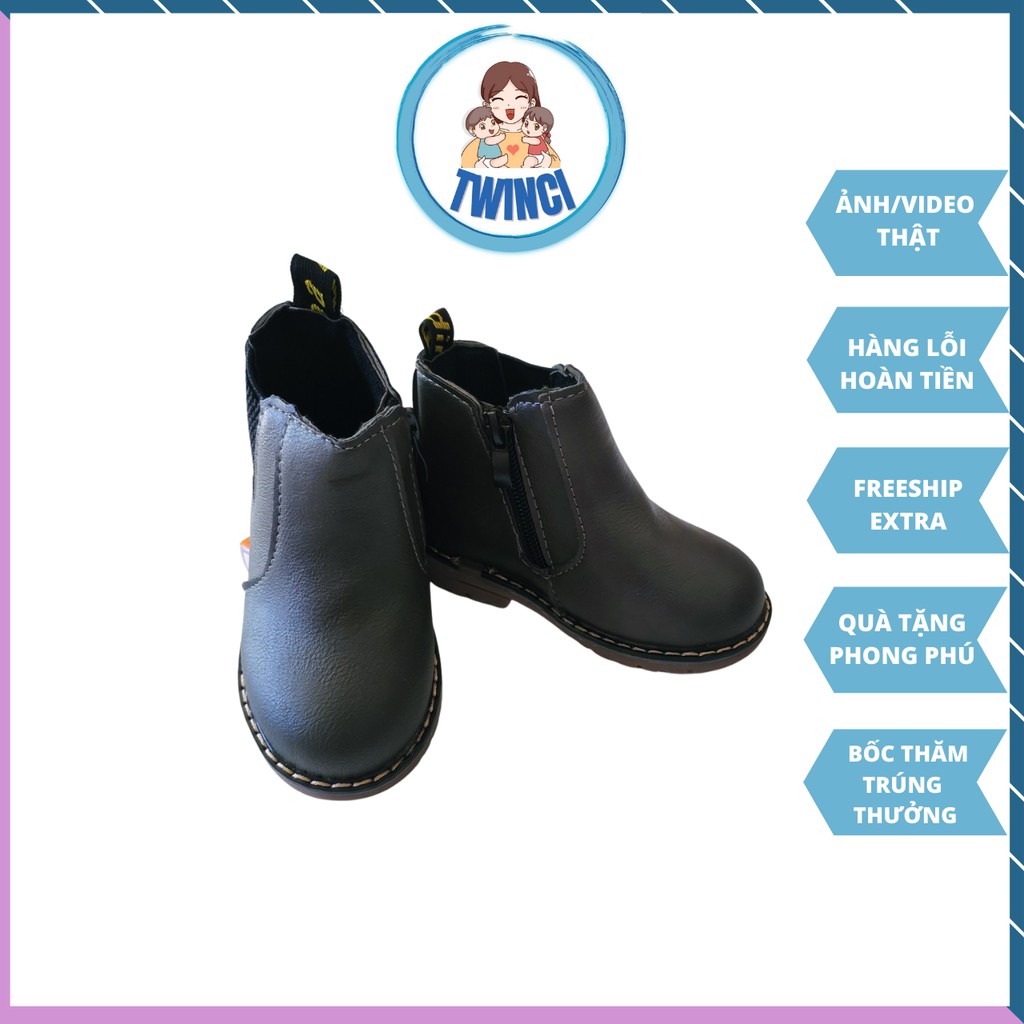 Giày boot /bốt trẻ em phong cách Hàn cổ cao bé trai bé gái NN006