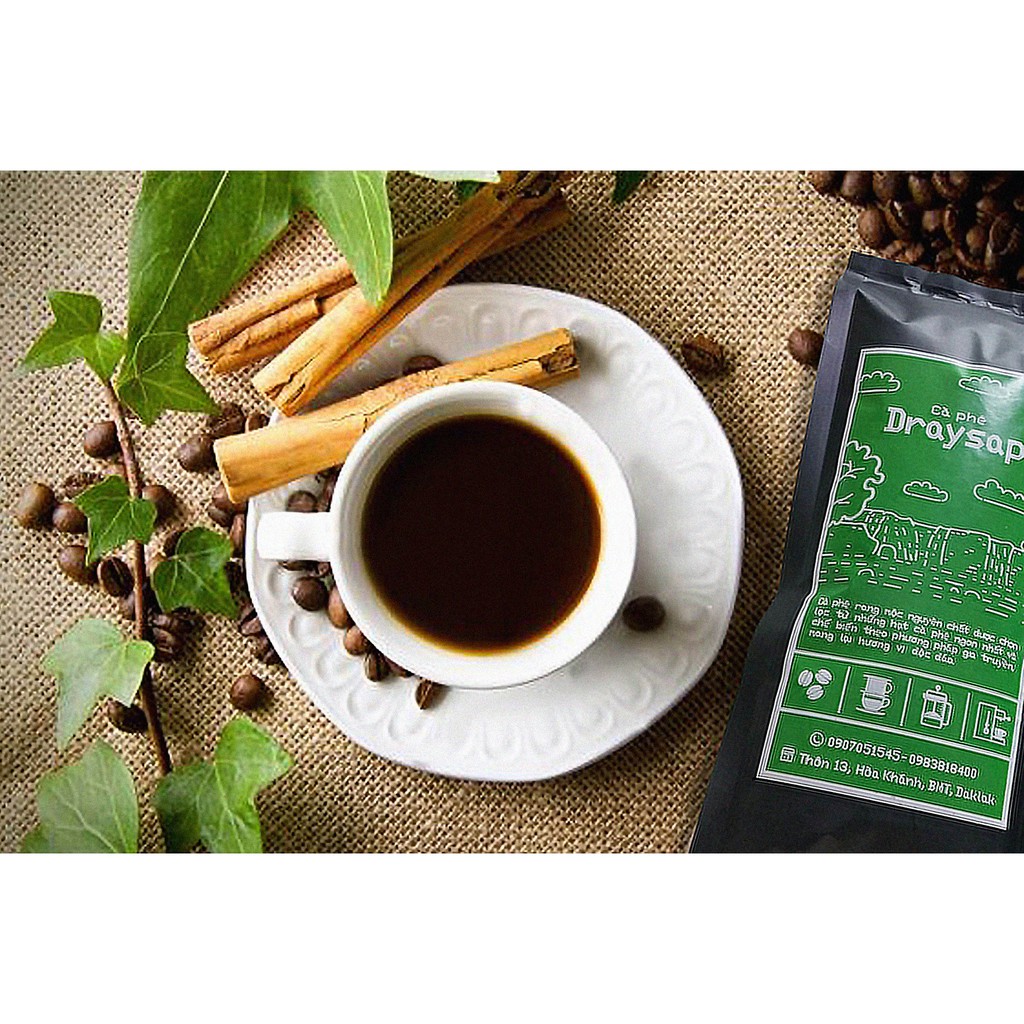 Cà phê Draysap rang xay nguyên chất 500gr. HSD: 05/03/2021. | BigBuy360 - bigbuy360.vn