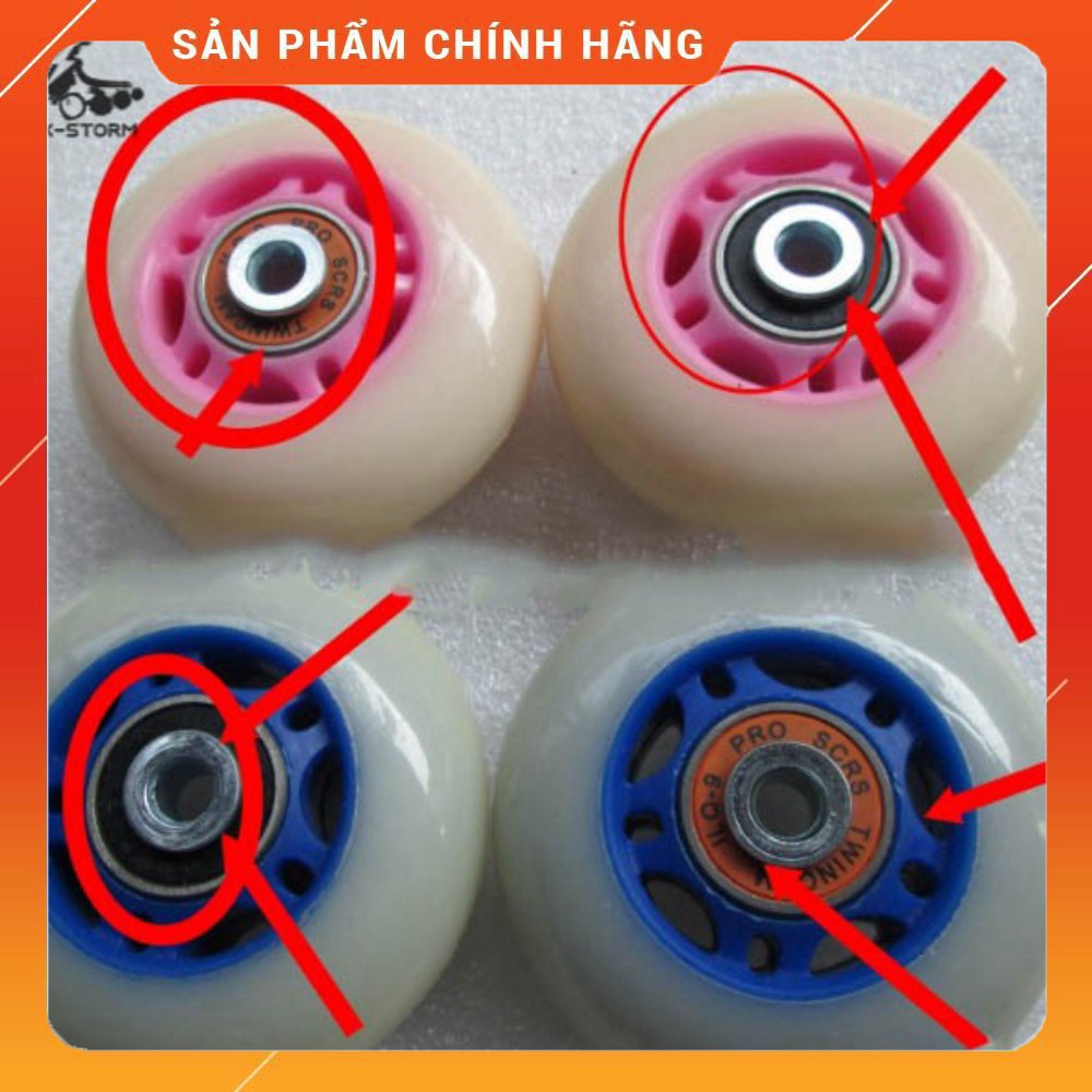 [Chính Hãng] Vòng bi (bạc đạn) cho giầy patin và ván trượt 608z - giao ngẫu nhiên màu