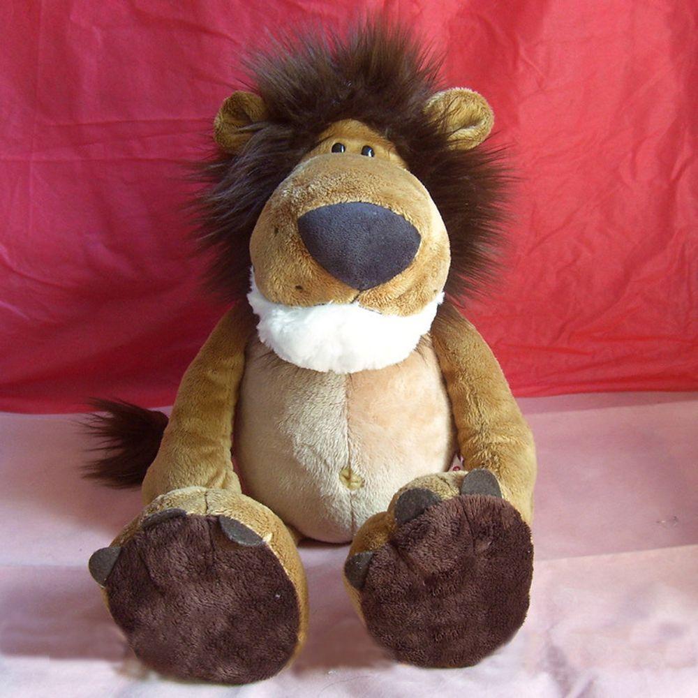 Sư Tử Hoạt Hình Nhồi Bông Đáng Yêu Trang Trí Ghế Sofa