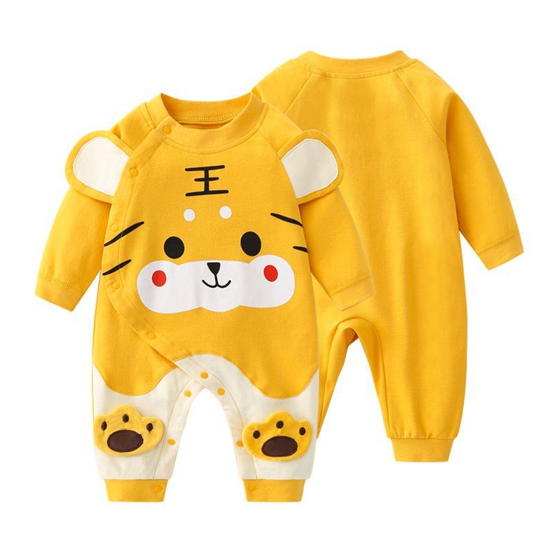 Body Yếm Dài Tay cho Bé Trai Bé Gái mẫu Quần áo trẻ em chất cotton mền mịn cho trẻ từ 3-12kg
