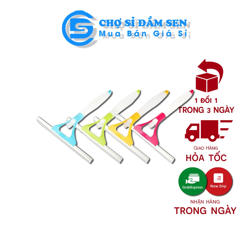 Dụng cụ Lau Kính có bình xịt, GẠT NƯỚC THÔNG MINH, Cây gạt nước kèm bình xịt. Giao màu ngẫu nhiên G304-LKbinhxit