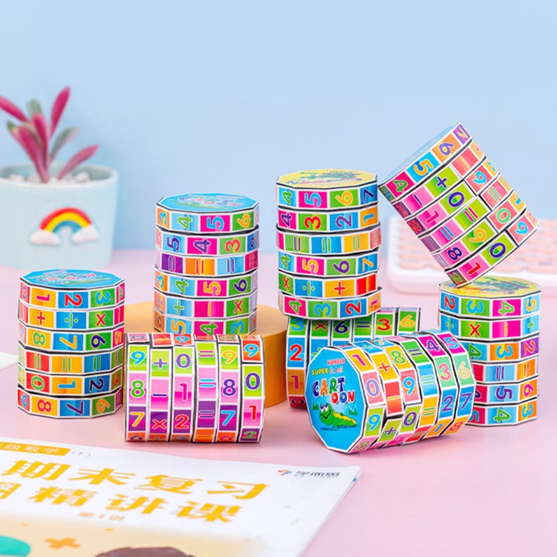 Đồ Chơi Khối Rubik Học Toán Bỏ Túi Dành Cho Trẻ Mẫu Giáo