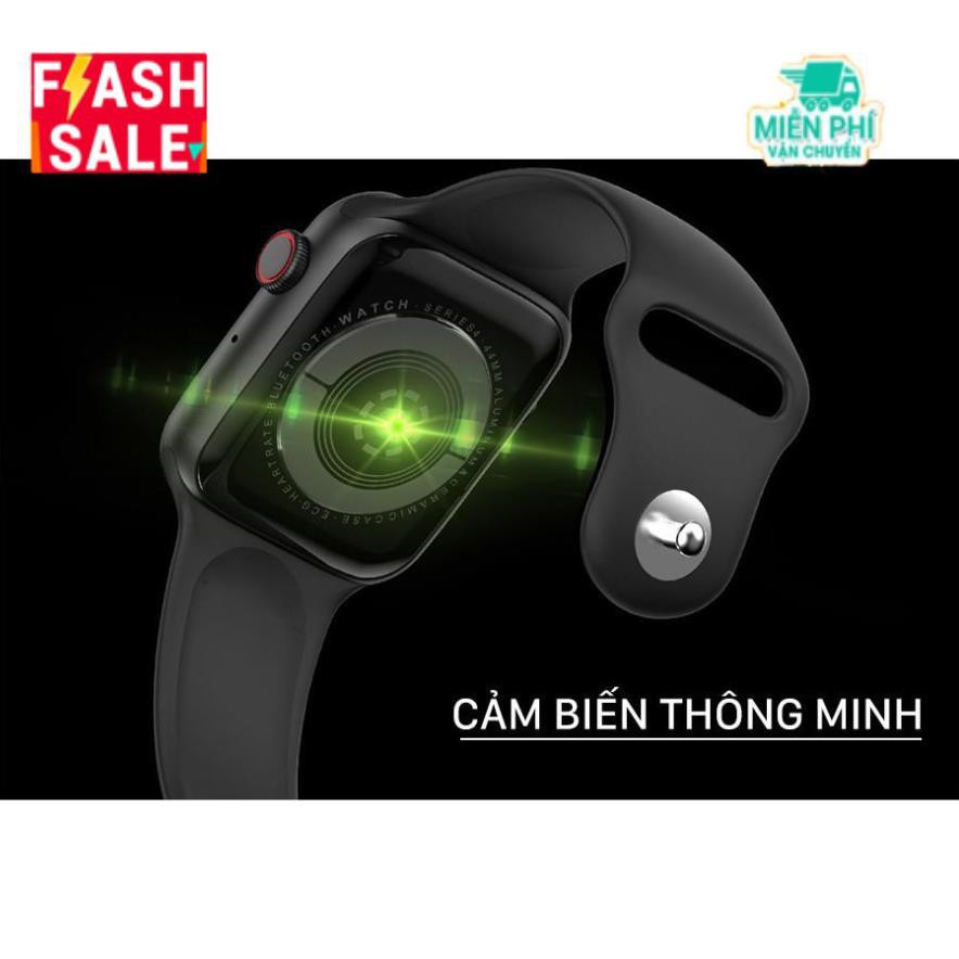 Đồng hồ thông mình w34 cảm ứng theo dõi sức khỏe kết nối bluetooth