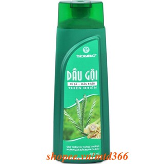 Dầu Gội Và Xả Thorakao 400ml Tinh Chất Củ Sả, Mần Trầu