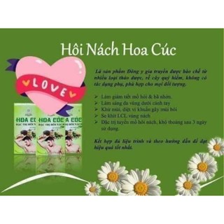 XỊT HÔI NÁCH THÂM NÁCH HOA CÚC