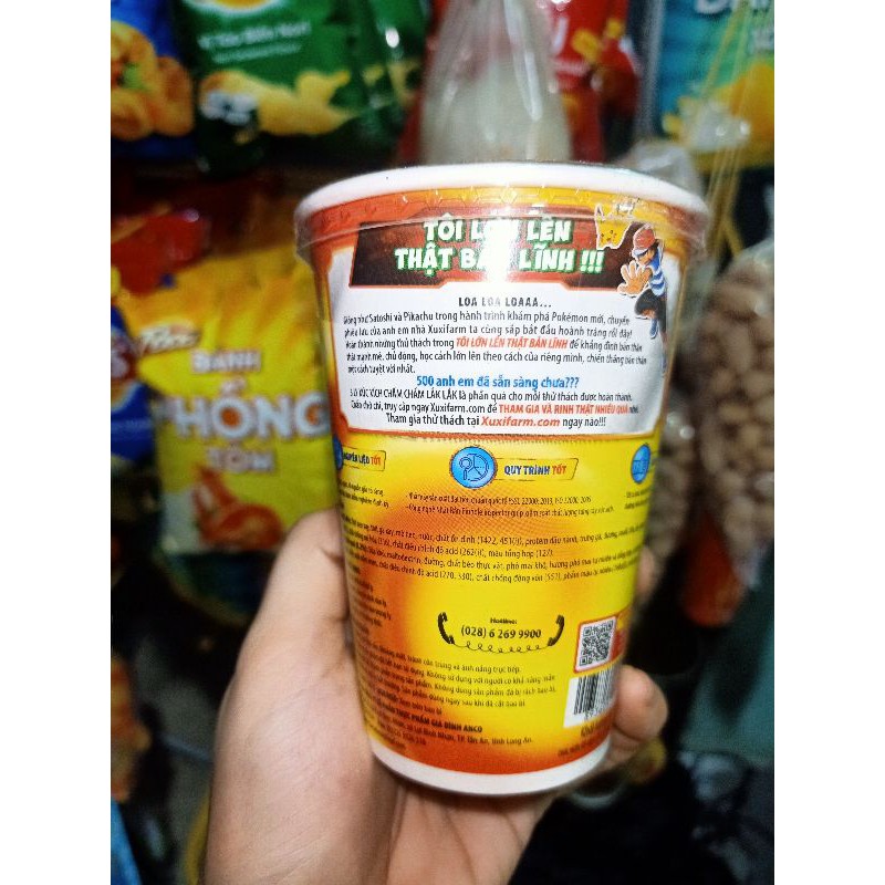 Xúc xích LắkLắk phô mai lốc xoáy Xuxifarm ly 49g