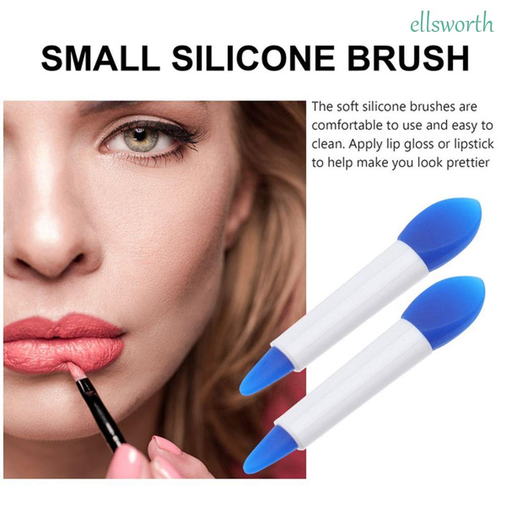 [Hàng mới về] 10 Cọ tô son môi hai đầu bằng silicon tiện lợi chất lượng cao