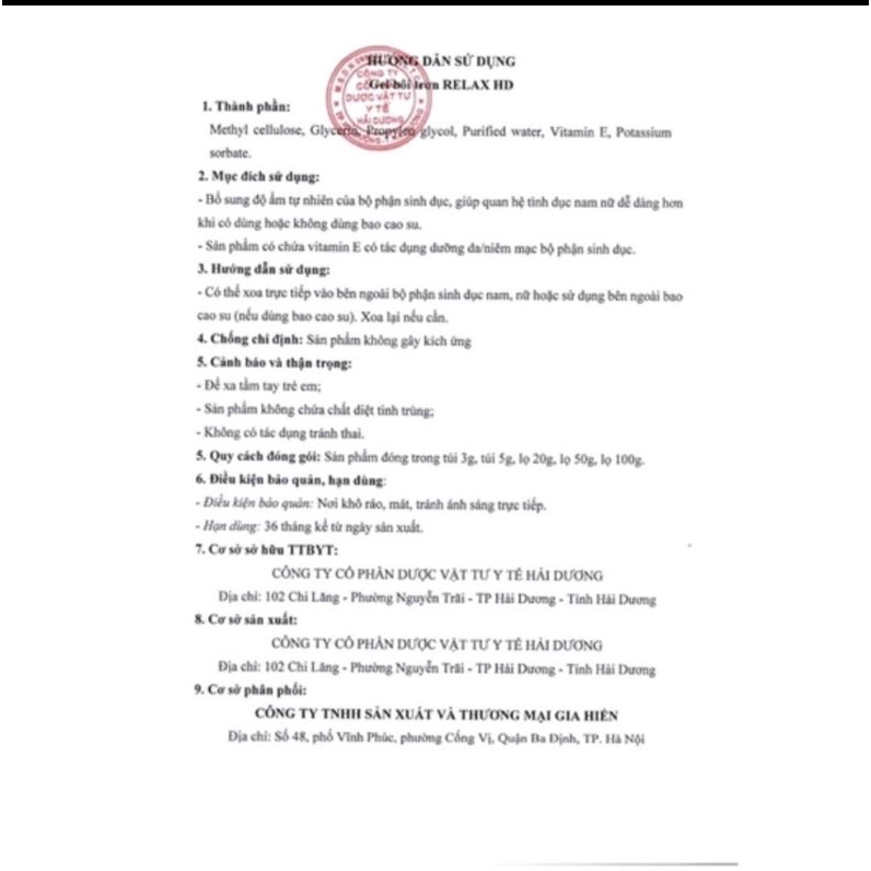 Combo 30 Gói Gel Bôi Trơn Tăng Khoái Cảm Gốc nước Relax 5Gram tiệt trùng mát lạnh